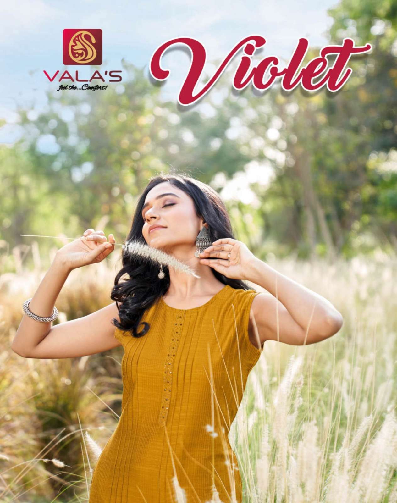 Violet Buy Valas Online Wholesaler Latest Collection Kurtis